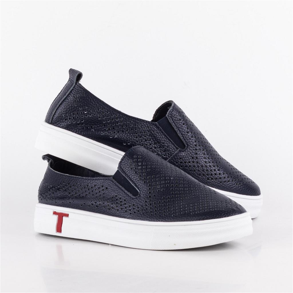 

Слипоны женские деми Allshoes 00-00004676 Синий р.37 (24 см.)