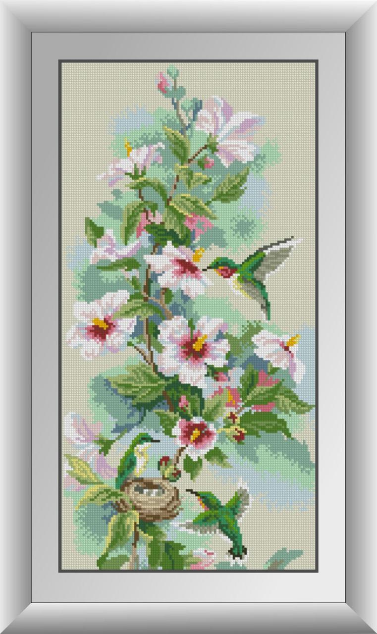 

Алмазная мозаика Колибри Dream Art 30405 27x54см 28 цветов, квадр.стразы, полная зашивка. Набор алмазной вышивки