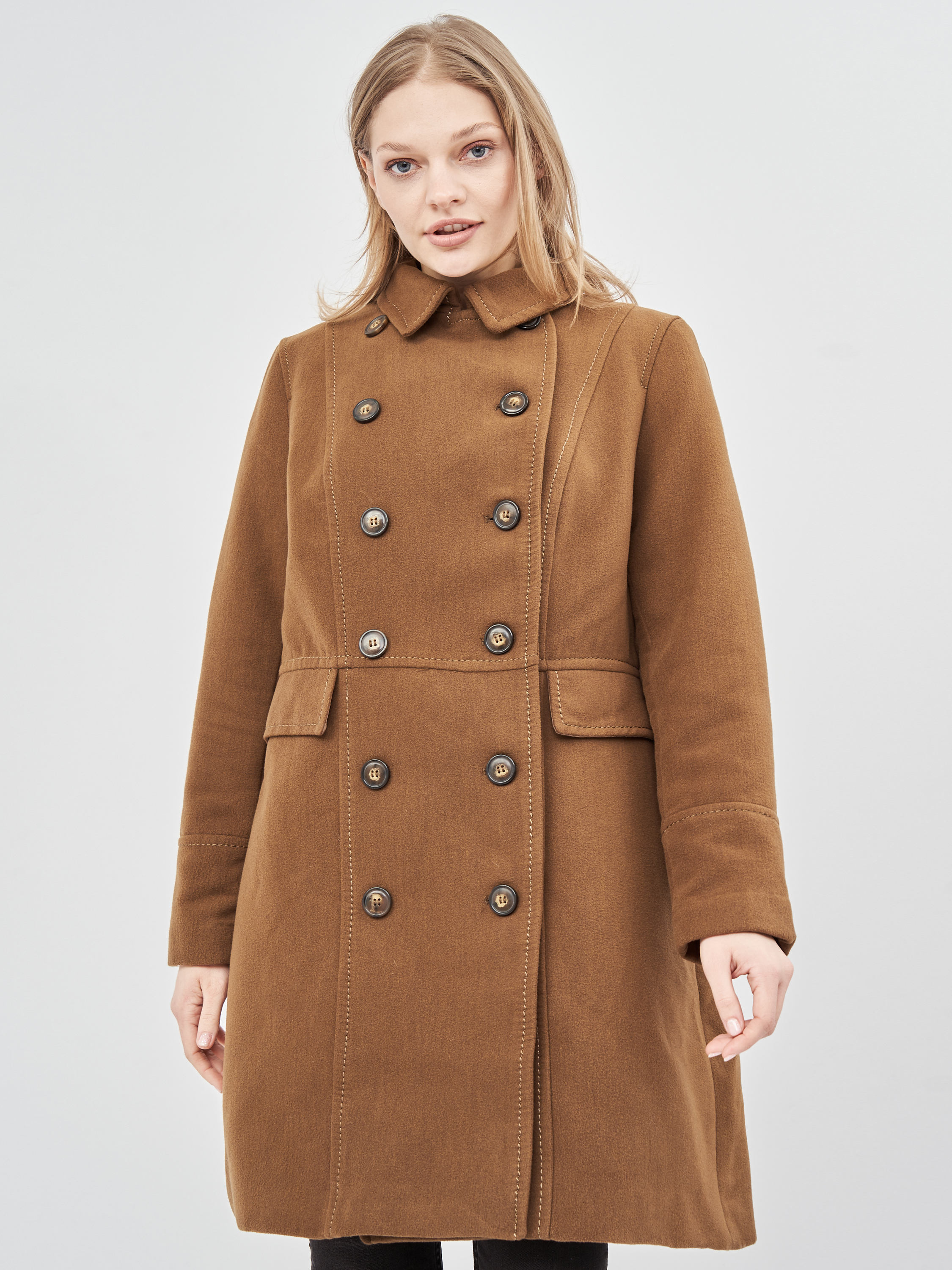 

Пальто H&M  коричневый 13106374908, Пальто H&M 46 коричневый 13106374908