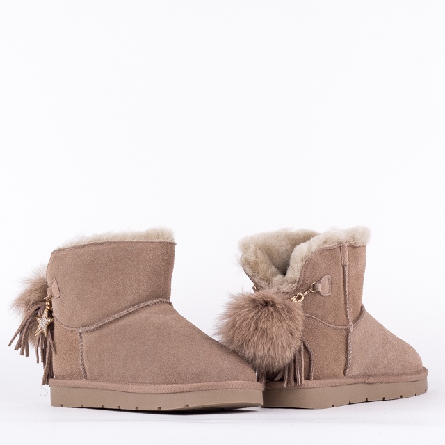 

Угги женские зима Allshoes 00-00005242 Бежевый р.37