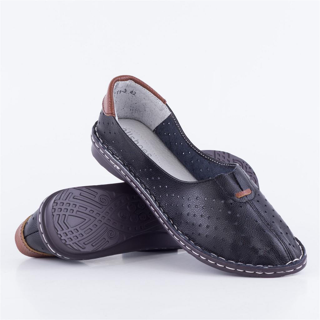 

Мокасины женские деми Allshoes 00-00004853 Черный р.41 (26,5 см.)