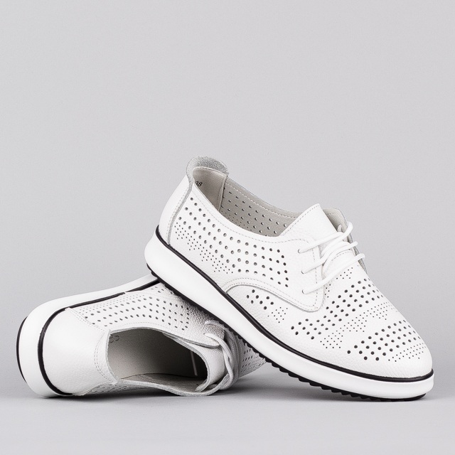 

Мокасины женские деми Allshoes 00-00005545 Белый р.36