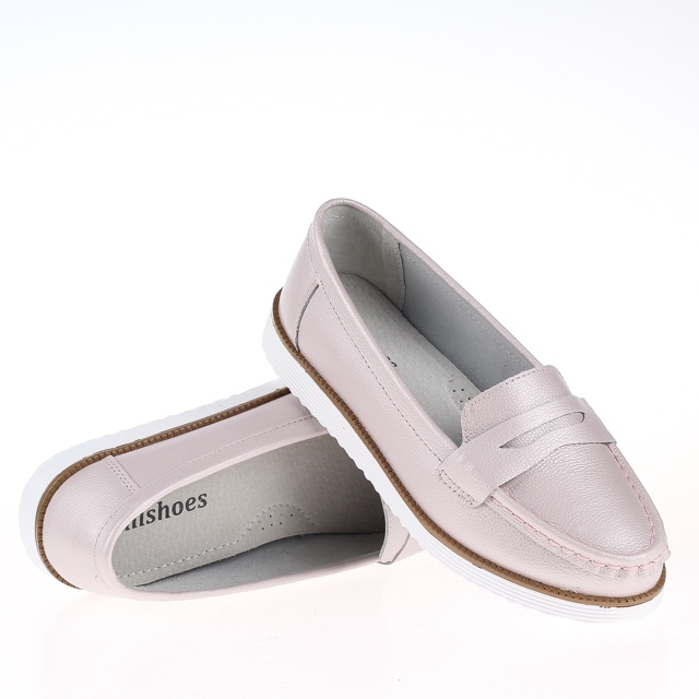 

Мокасины женские деми Allshoes 00-00005477 Розовый р.41 (26 см.)