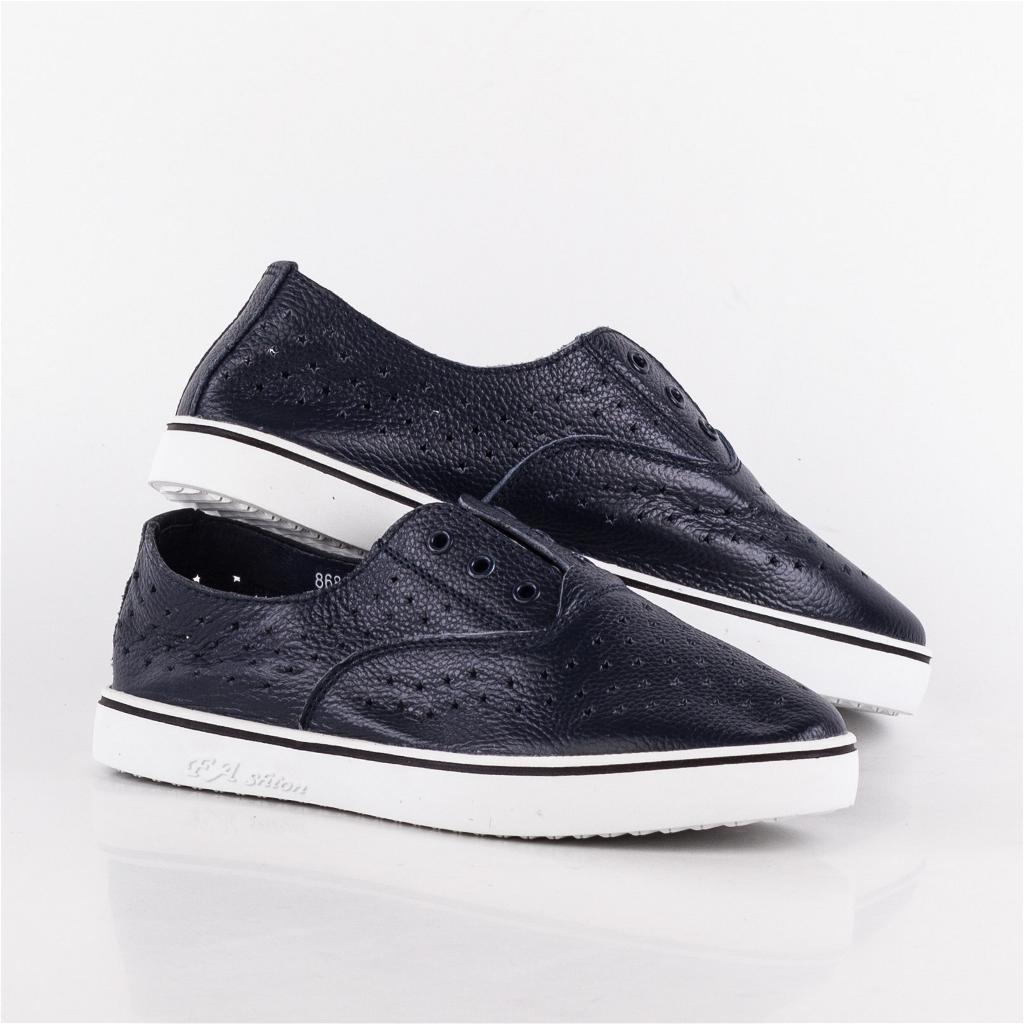 

Мокасины женские деми Allshoes 00-00004678 Синий р.38 (24 см.)