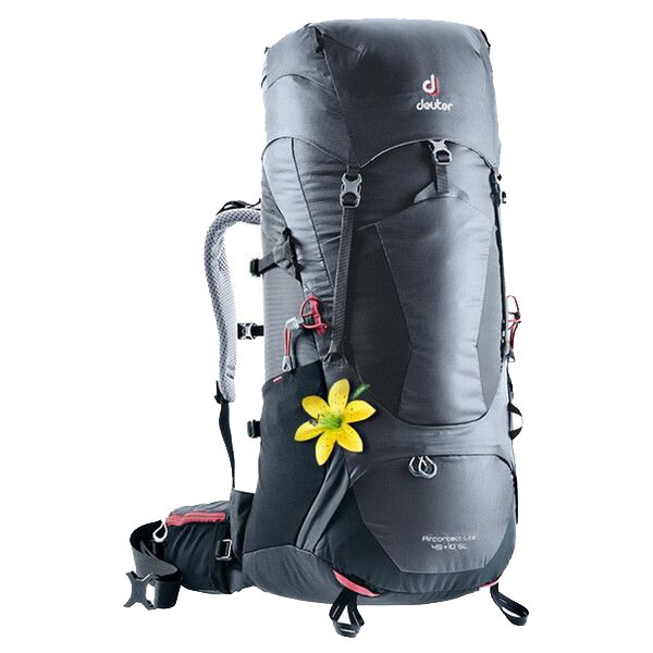 

Рюкзак Deuter Aircontact Lite 45+10 SL колір 4701 graphite-black (3340218 4701)