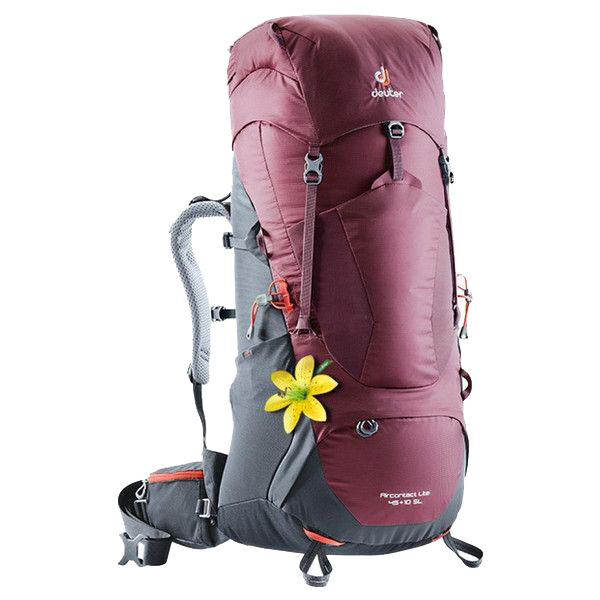 

Рюкзак Deuter Aircontact Lite 45+10 SL колір 5423 maron-graphite (3340218 5423)