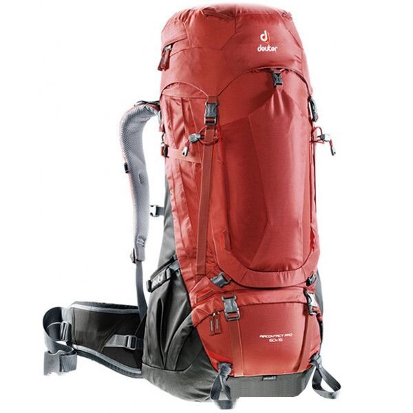 

Рюкзак Deuter Aircontact PRO 60+15 колір 5280 lava-anthracite (3330117 5280)