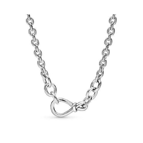 

Серебряное Колье Пандора Узлы Бесконечности 398902C00-50