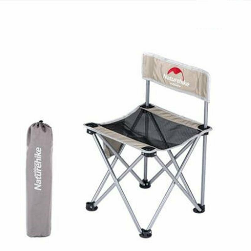 

Стілець складний Naturehike NH16J001-J, 600D Oxford / сталь, хакі