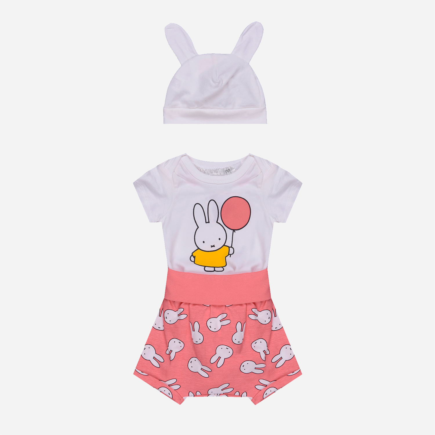 

Комплект (боди + шорты + шапочка) H&M 5hm03200518 62 см Белый