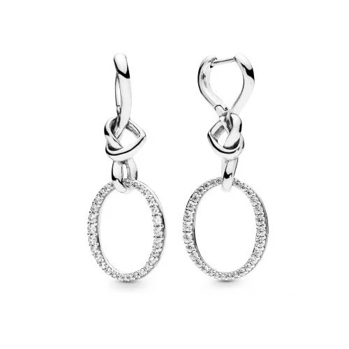 

Серьги Пандора Узы Любви #298110CZ