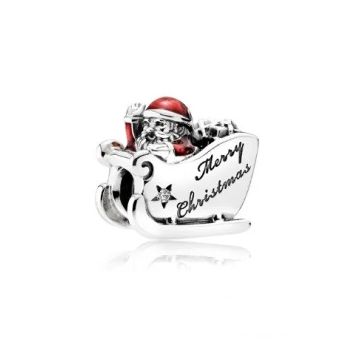 

Шарм Пандора Санки Санты #792004CZ