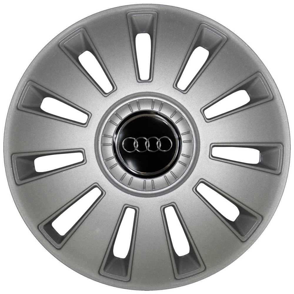Автомобільні ковпаки Kenguru Rex Audi Сірі R15 сірі (комплект 4 шт ...