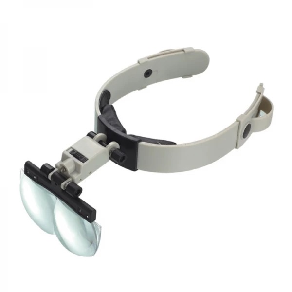 

Бинокулярная лупа Magnifier 81002, увел.- 1.2X-3.5Х с Led