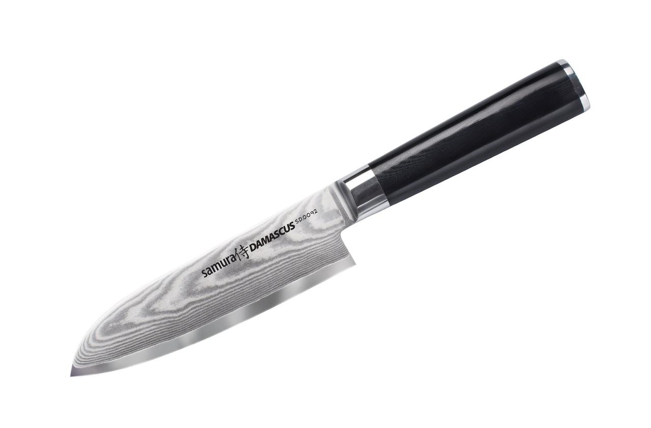 

Нож кухонный Сантоку Samura Damascus, 145 мм