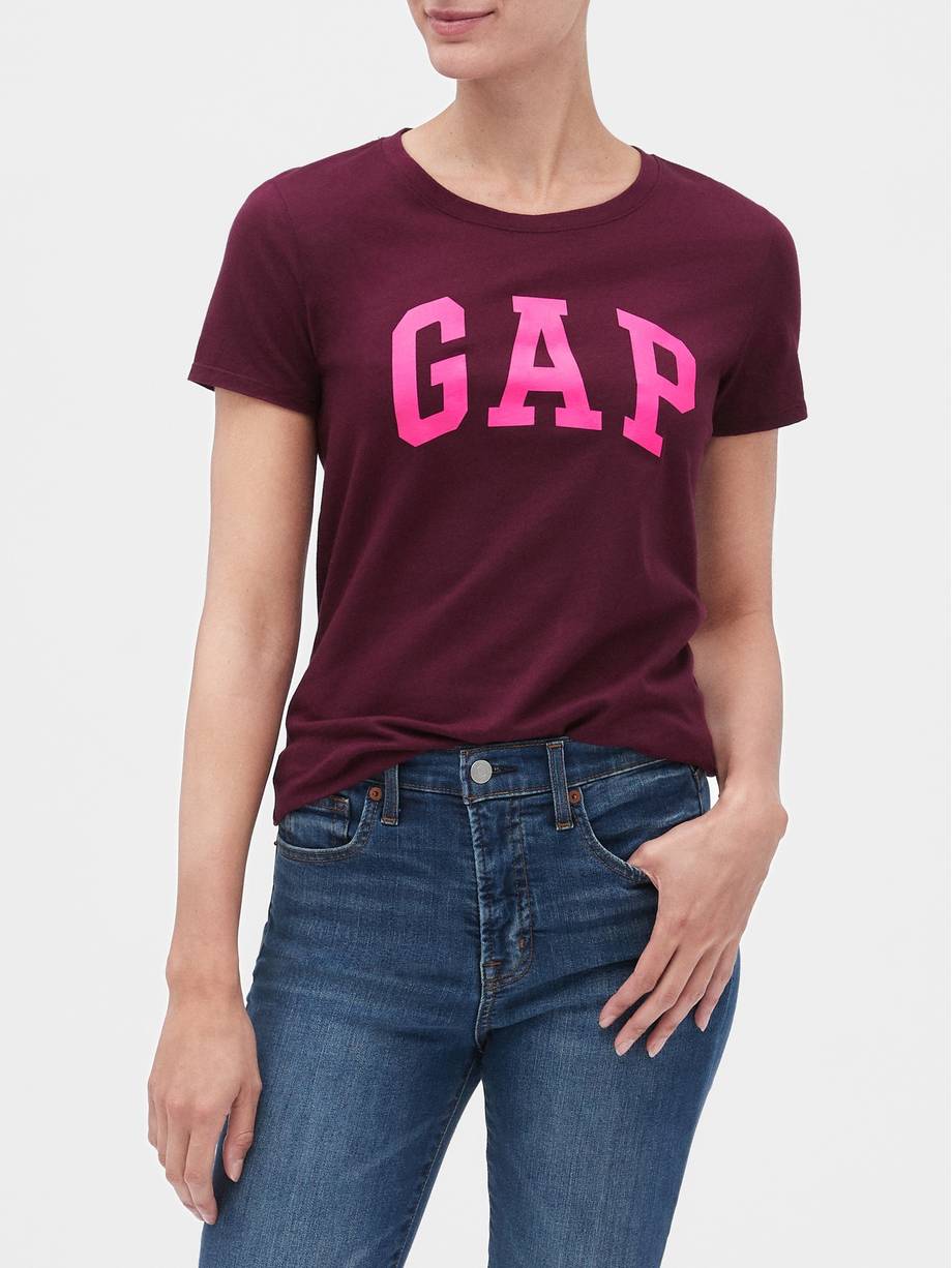 

Женская летняя футболка GAP art541758 (Бордовая, размер XS )