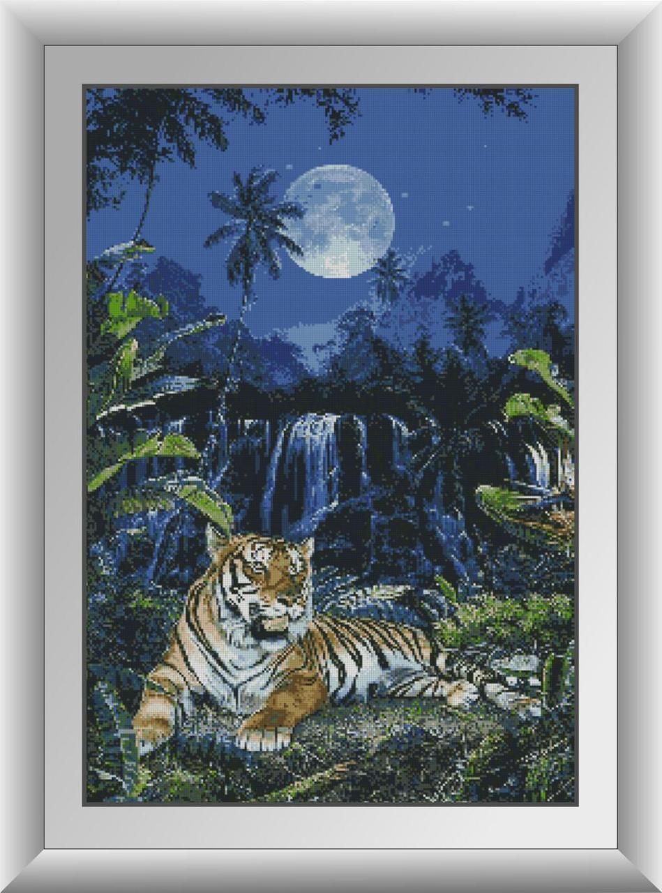 

Алмазная мозаика Лунный тигр Dream Art 30319 56x82см 28 цветов, квадр.стразы, полная зашивка. Набор алмазной вышивки