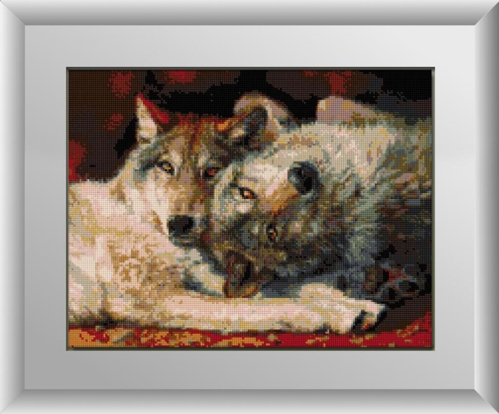 

Алмазная мозаика Игривые волки Dream Art 30231 39x56см 29 цветов, квадр.стразы, полная зашивка. Набор алмазной вышивки
