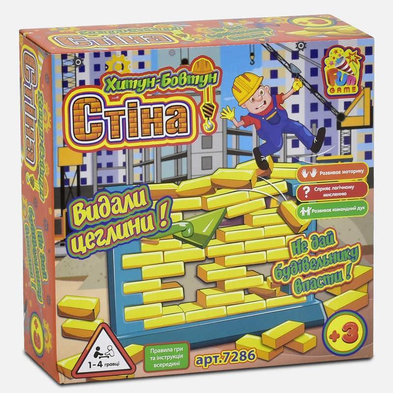 

Настольная игра "Стіна" 7286 (12) "FUN GAME" в коробке, (Украина)