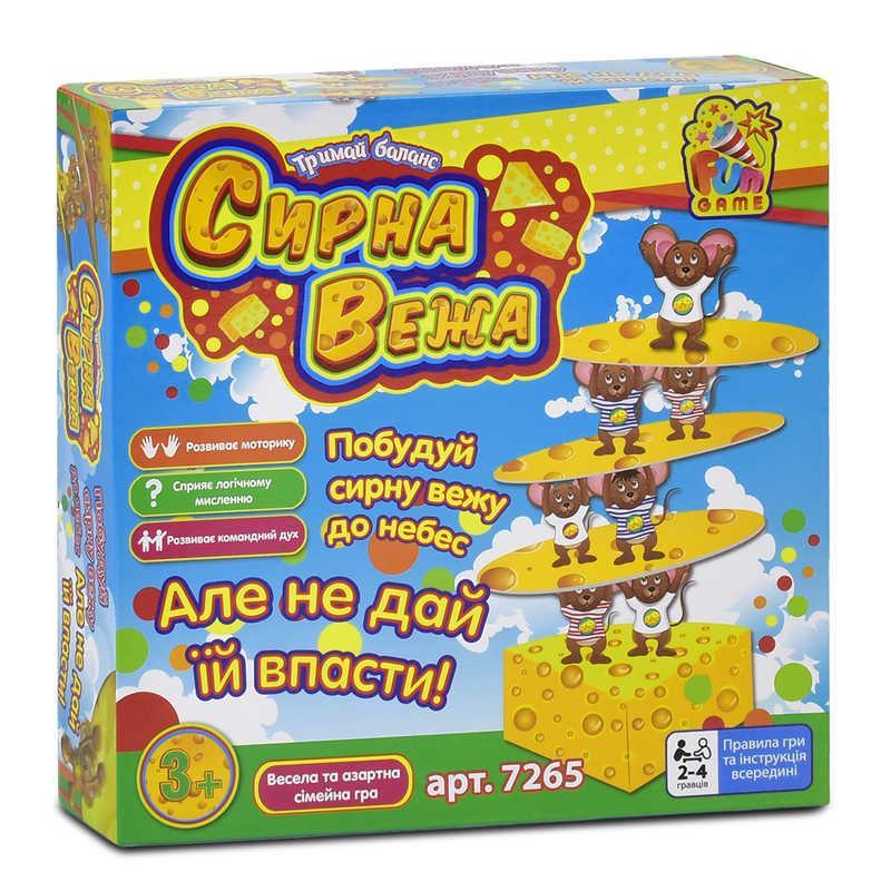 

Настольная игра 7265 "Сирна вежа" (12) "FUN GAME", (Украина)