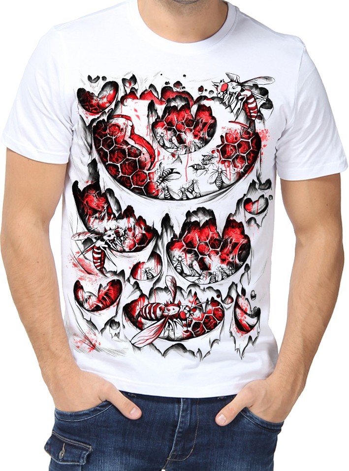 

Футболка Fruit of the loom с принтом Рваное тело белая  (01700, Футболка Fruit of the loom с принтом Рваное тело белая XL (01700-XL)