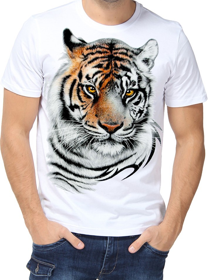 

Футболка Fruit of the loom с принтом Тигр белая  (01676, Футболка Fruit of the loom с принтом Тигр белая 2XL (01676-2XL)