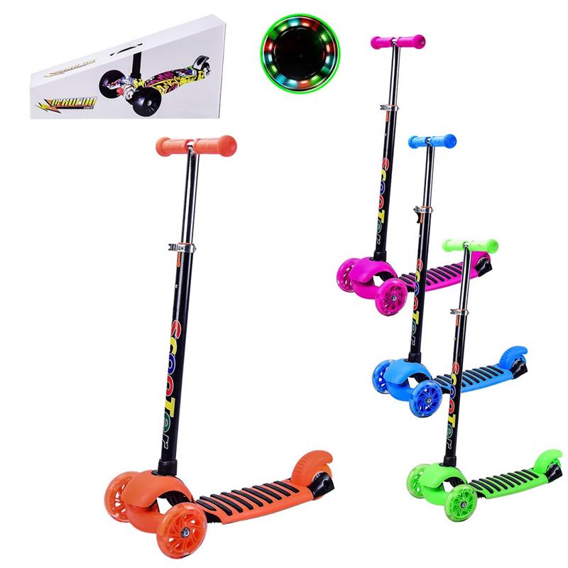 

Самокат дитячий BK Toys (3-х колісний, 4 кольори) (в асорт.) (HL-292)