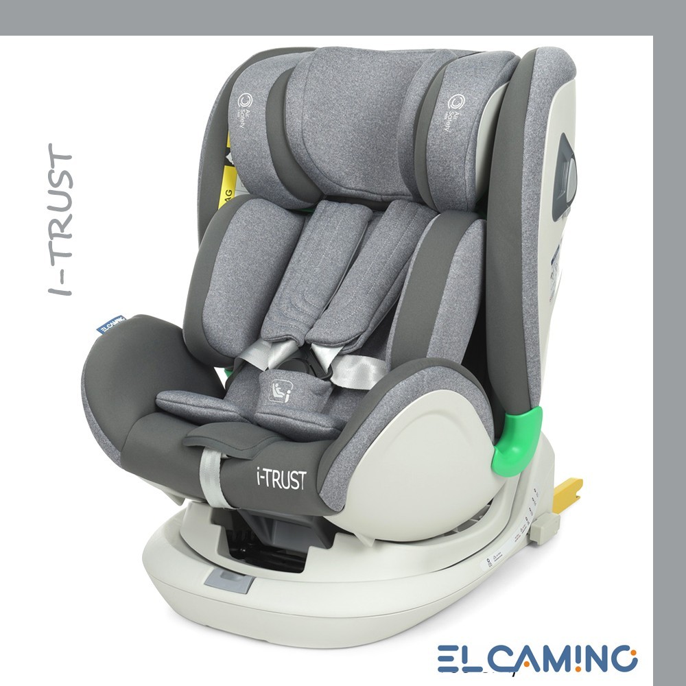 

Детское автокресло (+0-1-2-3, 0-36 кг, isofix, поворот 360) El Camino I-TRUST ME 1081 Light Gray Серый (ME 1081 Light Gray)