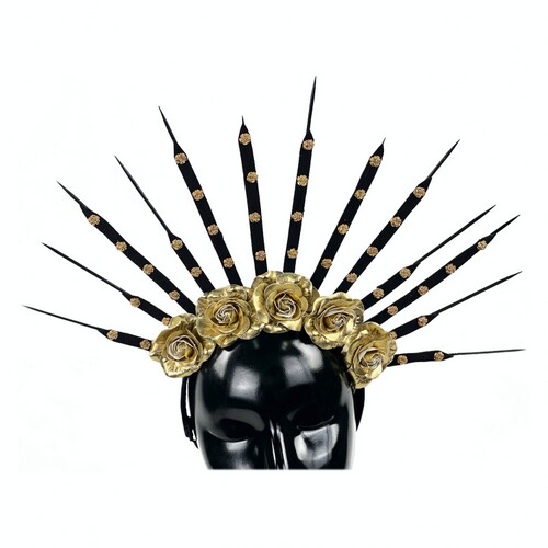 

Обруч Diva de Oro SETA Decor 19-947BLK-GL