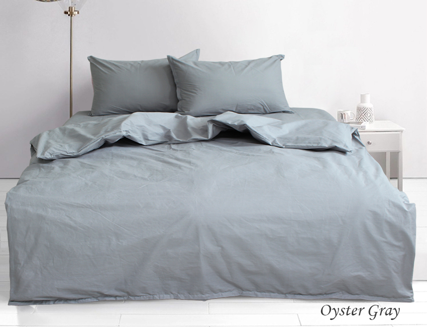 

Постельное белье (Oyster Gray) Семейный TAG tekstil Серый