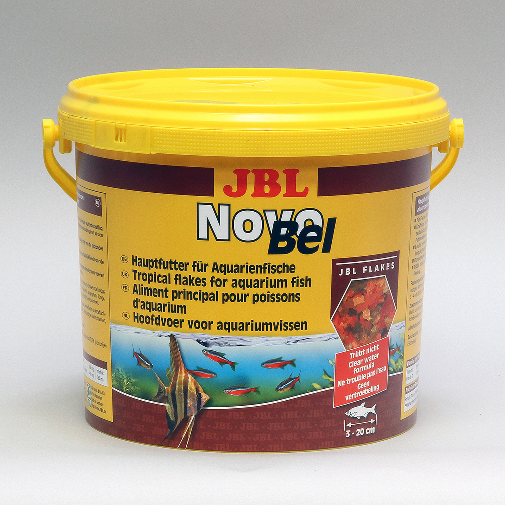 

Корм JBL NovoBel 10.5 л хлопья для всех видов аквариумных рыб 30159