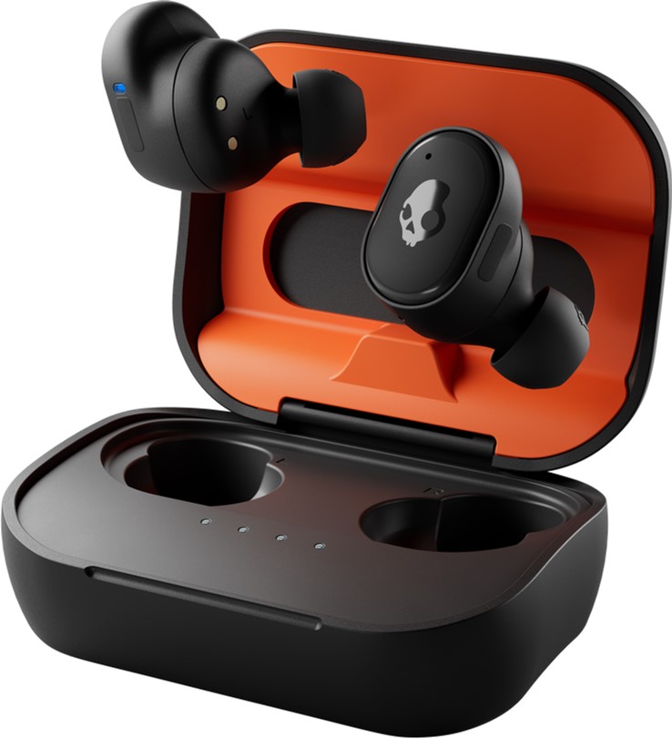 

Наушники Skullcandy Grind Fuel TW True Black/Orange (S2GFW-P740)