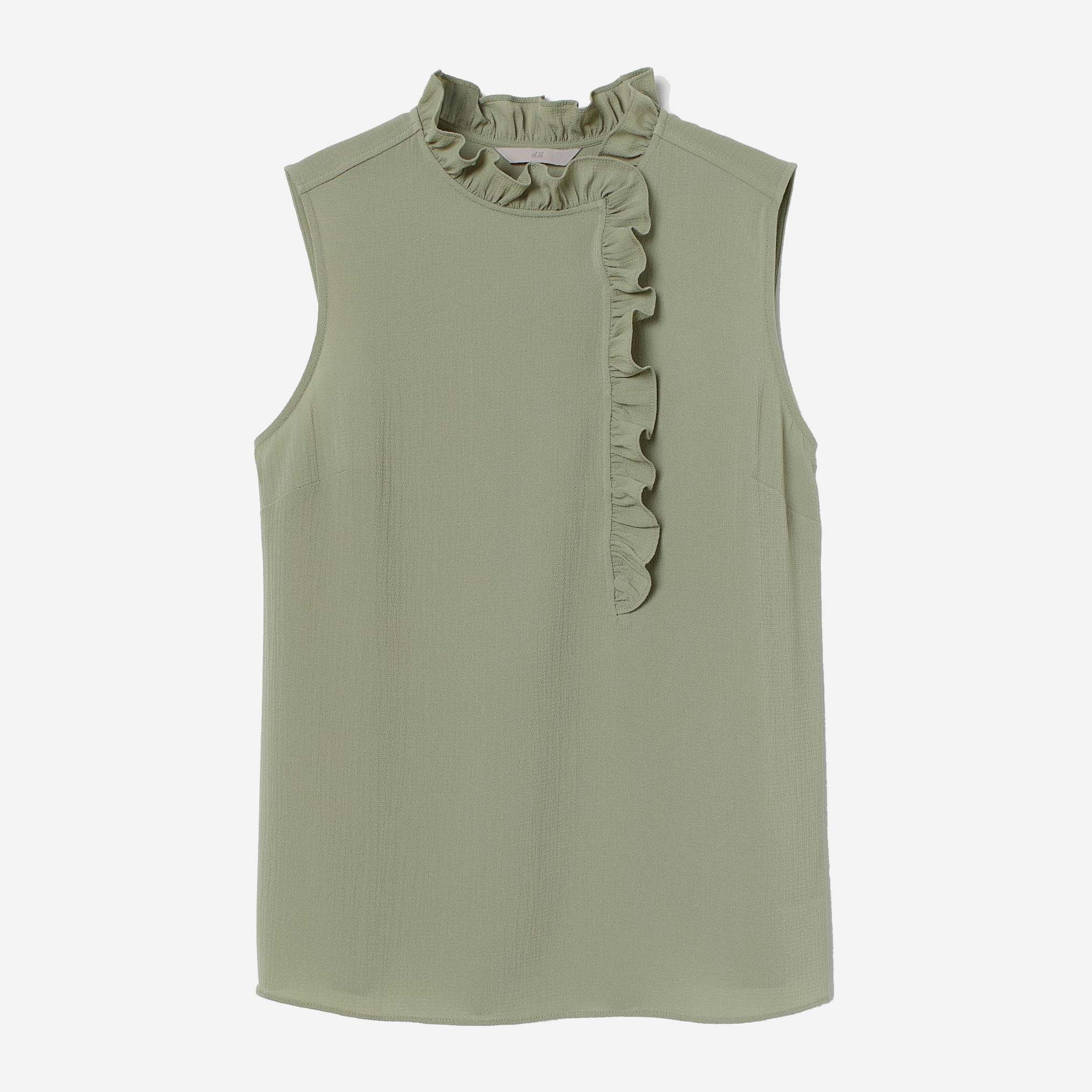 

Блузка H&M 9470273abr  Фисташковая, Блузка H&M 9470273abr XS Фисташковая