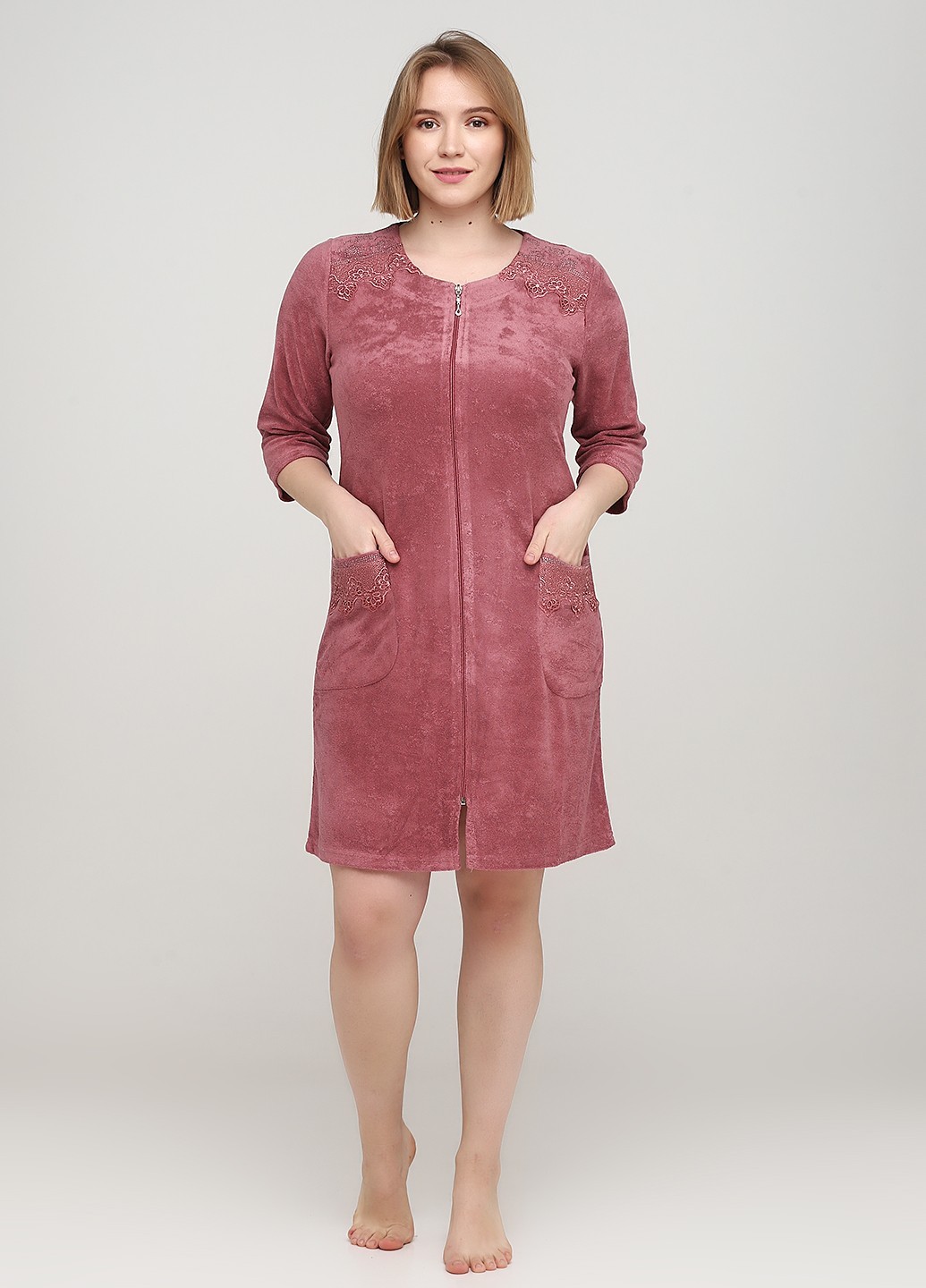 

Халат Romeo Life  кирпичный 3631-43, Халат Romeo Life 2XL кирпичный 3631-43