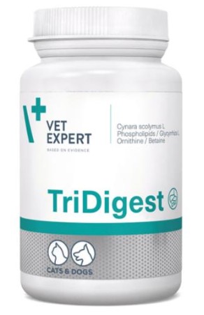 

Добавка TriDigest (ТриДайджест) VetExpert для поддержания пищеварения у кошек и собак 40 таблеток (200784)