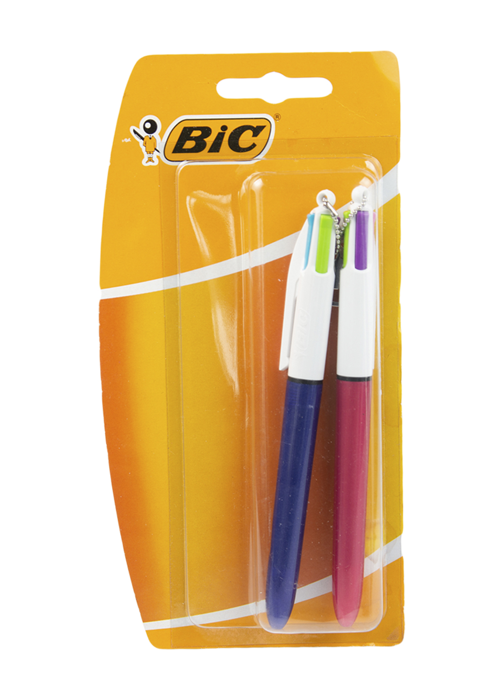 

Набор цветных ручек (2шт) Bic 14х1,5см Разноцветный 32000000158419