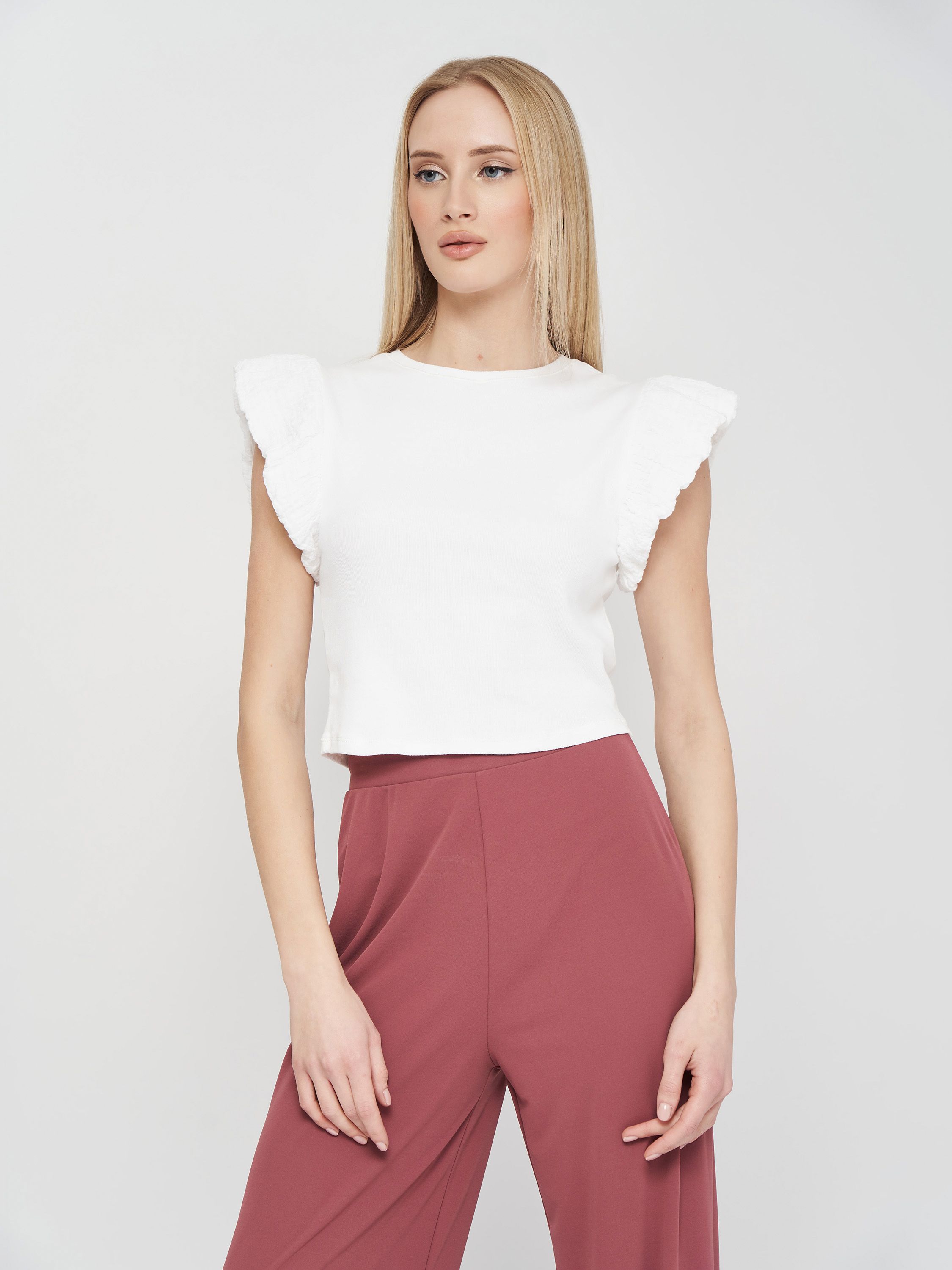 

Топ Zara 0264-023-250  Белый, Топ Zara 0264-023-250 M Белый