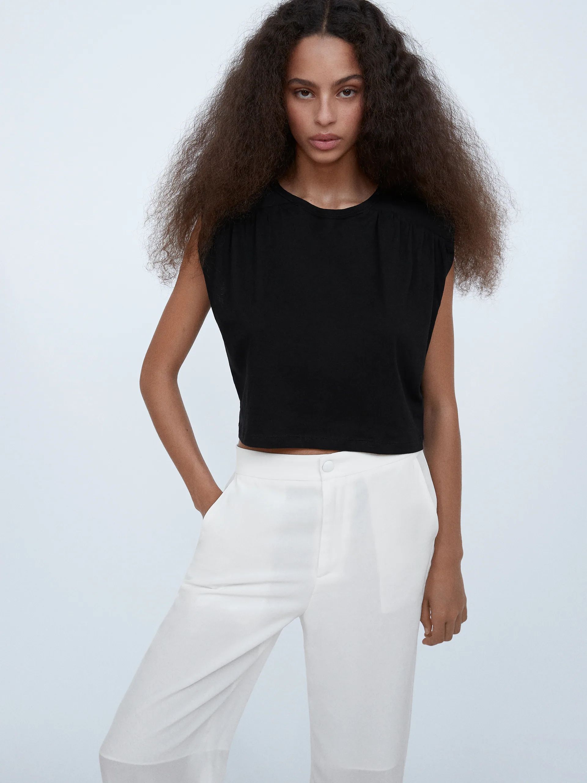 

Футболка Zara 4174-628-800  Черная, Футболка Zara 4174-628-800 XL Черная