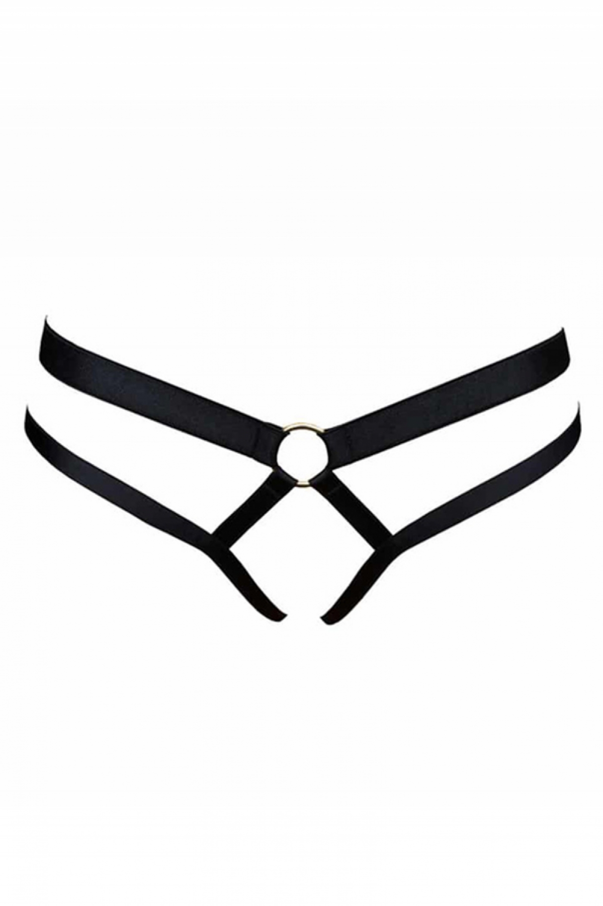 

Жіночі еротичні гартер трусики Angels Passion APFTBS354 Чорні 4XL/5XL