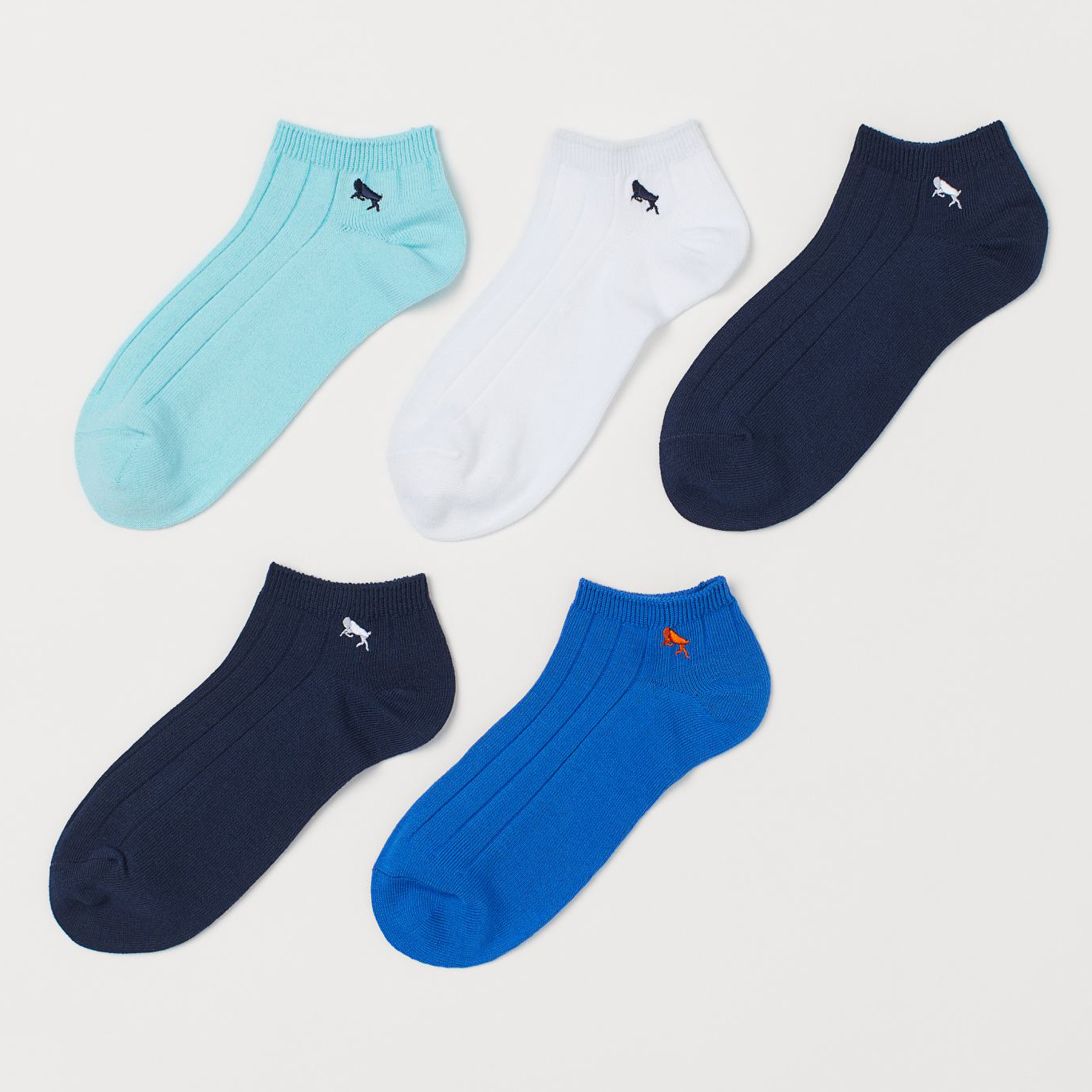 

Набор носков H&M 3103-44472640  5 пар Сине-белый, Набор носков H&M 3103-44472640 34-36 5 пар Сине-белый