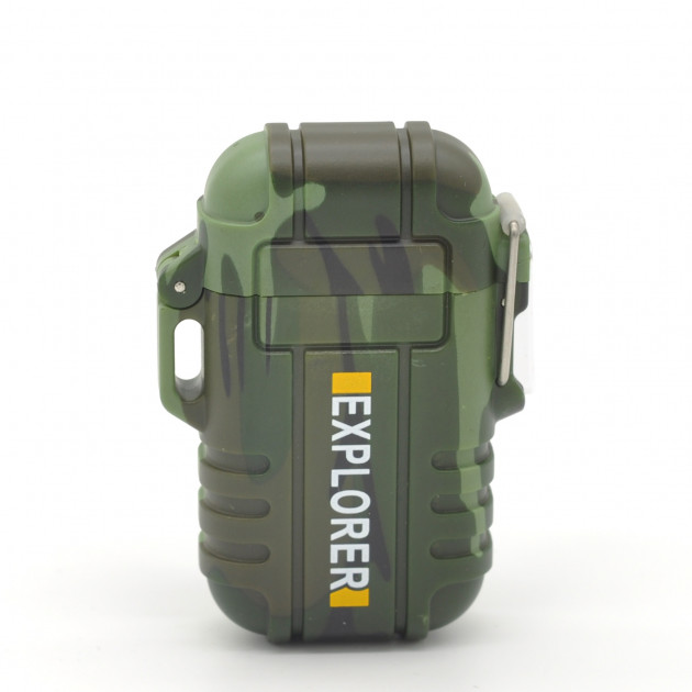 

Импульсная USB зажигалка с двойным электро импульсом UKC EXPLORER Камуфляж