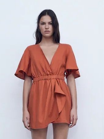 

Комбинезон Zara 2796/501/735  Терракотовый, Комбинезон Zara 2796/501/735 S Терракотовый