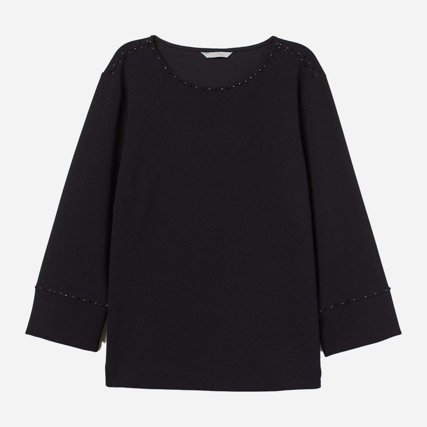 

Блузка H& 2801-665484  Черная, Блузка H&M 2801-665484 M Черная