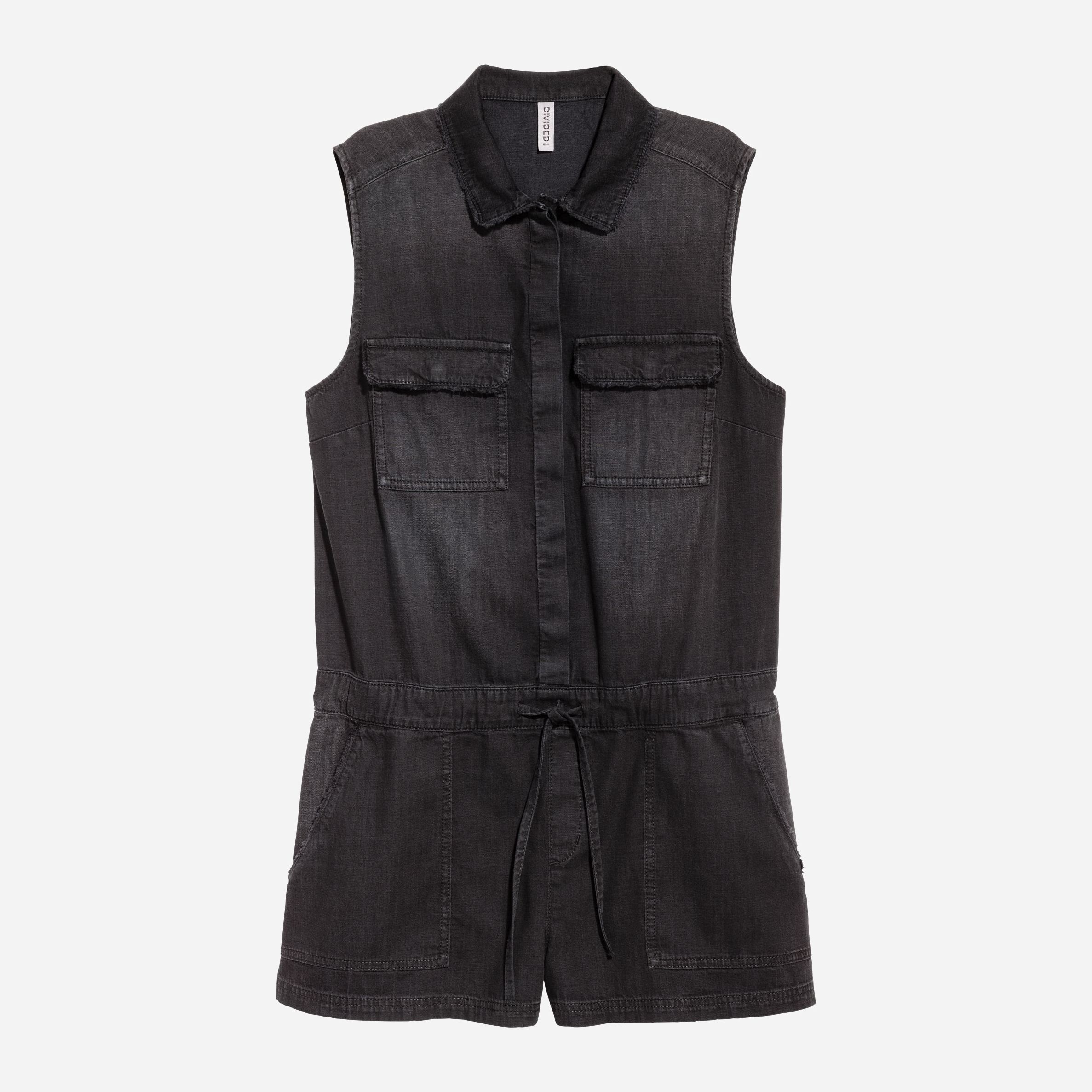 

Комбинезон джинсовый H&M 302-507564  Черный, Комбинезон джинсовый H&M 302-507564 42 Черный