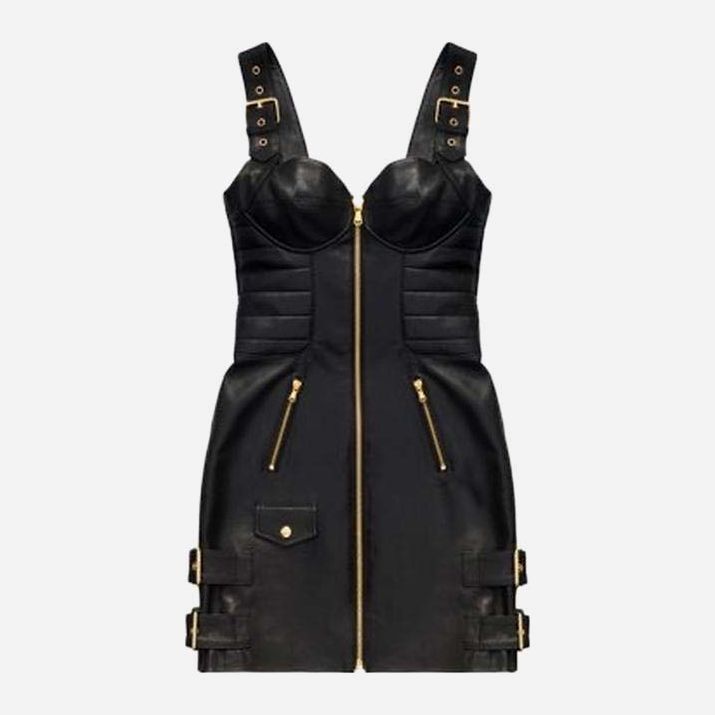 

Платье кожаное H&M 302-702791  Черное, Платье кожаное H&M 302-702791 36 Черное