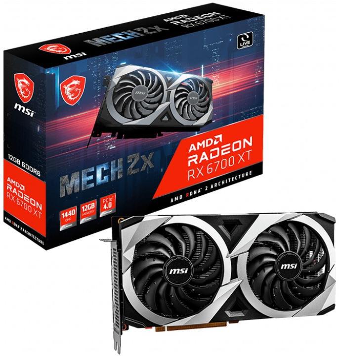 

Видеокарта MSI Radeon RX 6700 XT MECH 2X 12G