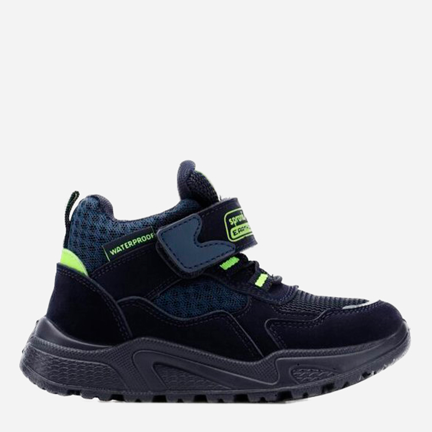 Акція на Дитячі демисезонні черевики для хлопчика Sprandi CP90-20014-1 25 Темно-сині від Rozetka
