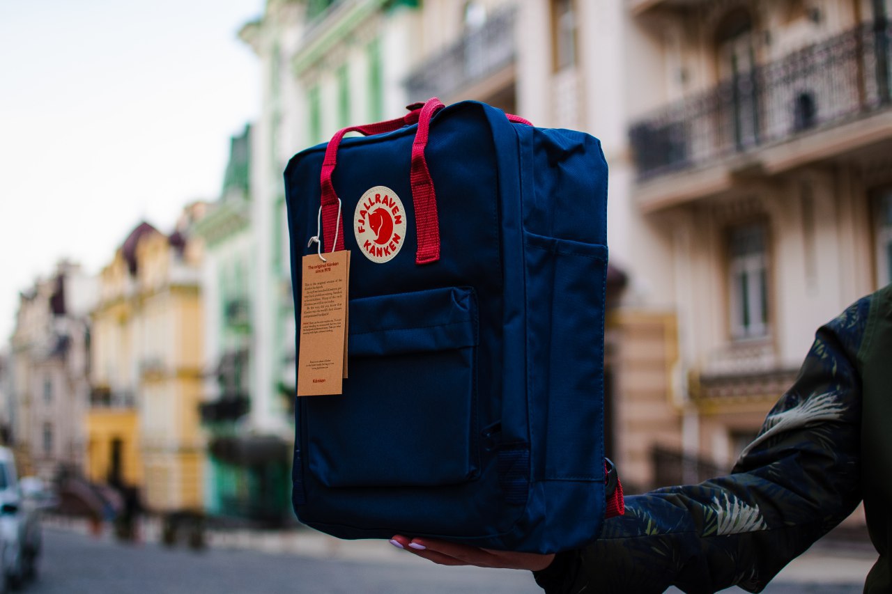 

Молодежный рюкзак Landscape Blue-Ox Red синий