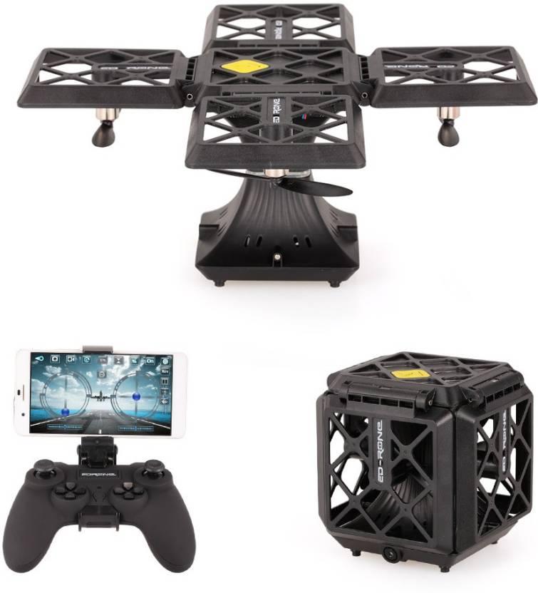 

Квадрокоптер дрон с камерой WiFi USB DRONE Black Knight Cube 414 на радиоуправлении