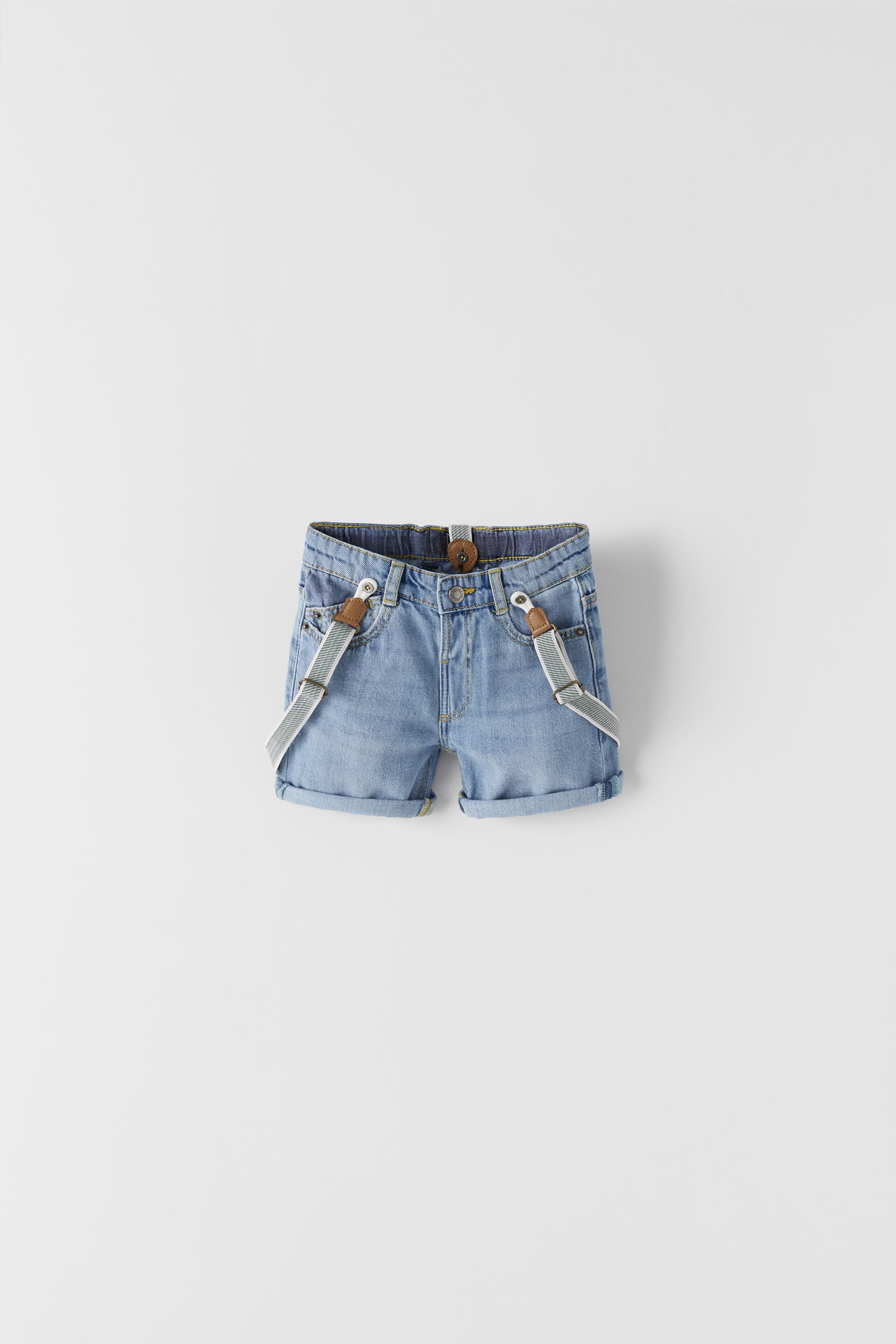 

Шорты на подтяжках Zara 110см голубой 8367509406